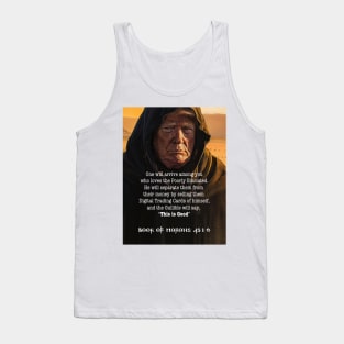 Donald Trump: Book of Morons 45:1:6 Tank Top